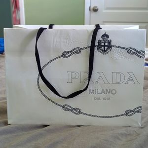 Prada shopping bag, paper